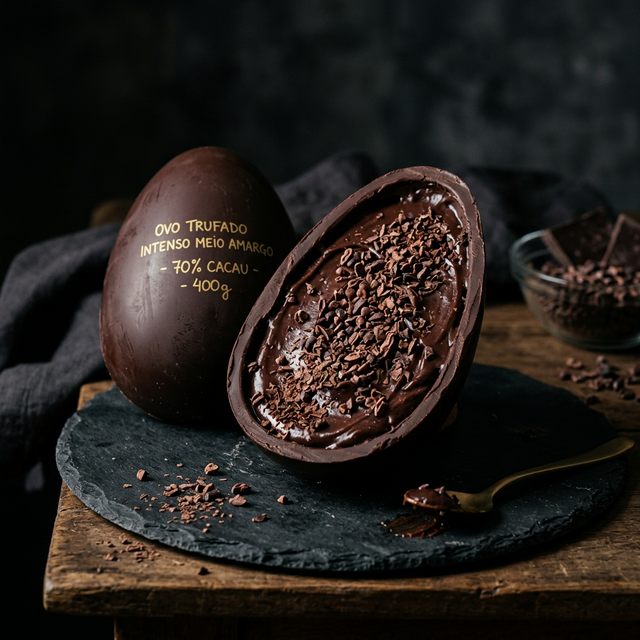Ovo Trufado Intenso Meio Amargo